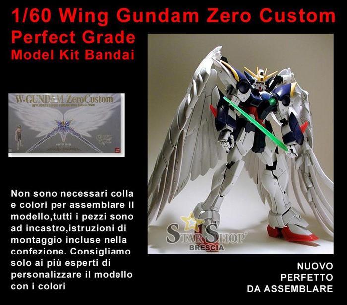 GUNDAM - 1/60 Wing Gundam Zero Custom Perfect Grade Model
