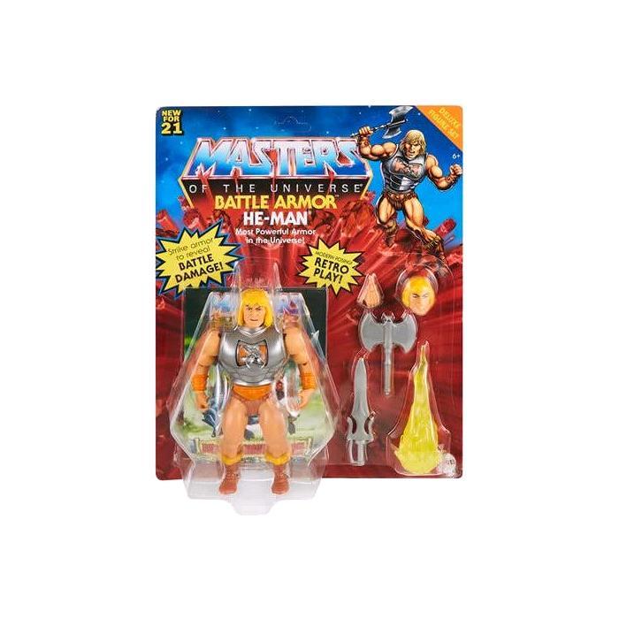 Mattel Masters of The Universe Origins Battle Armor He-Man - Retro Play Deluxe Mattel Masters of The Universe Origins Battle Armor He-Man - Retro Play Deluxe