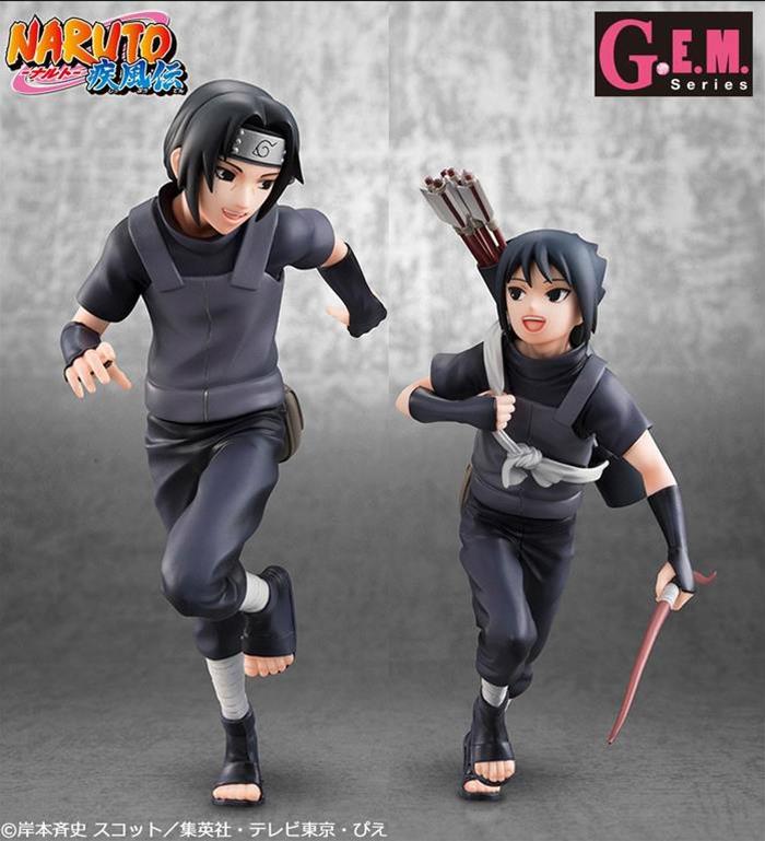 Naruto Shippuden The Movie Uchiha Itachi Sasuke 1 8 Pvc Figure G E M Megahouse Ebay