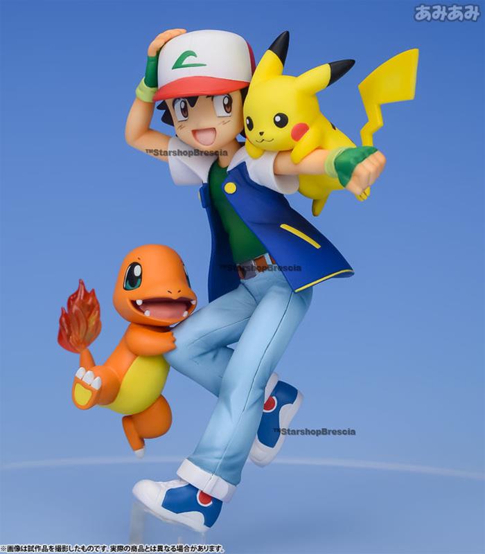 ash and pikachu figure