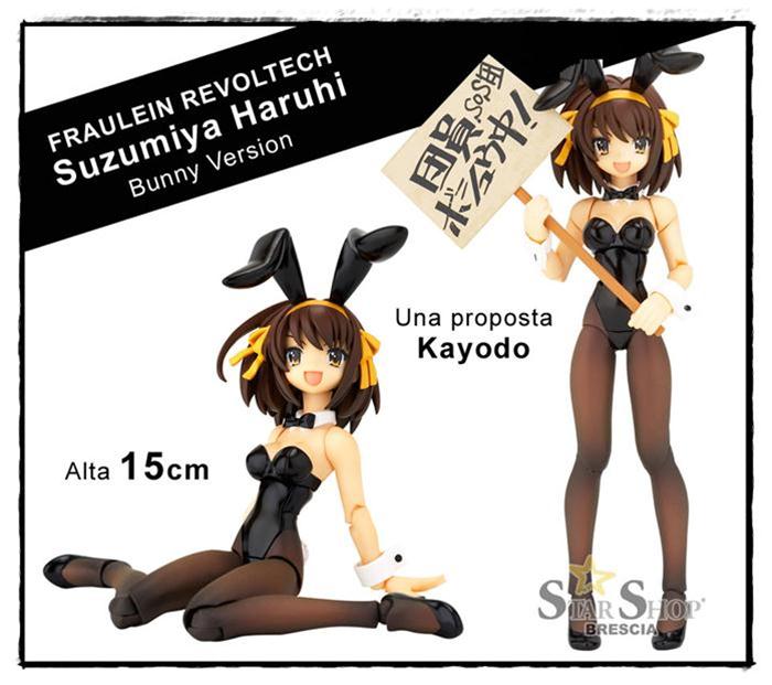 SUZUMIYA HARUHI School Festival Bunny Revoltech Figure | eBay