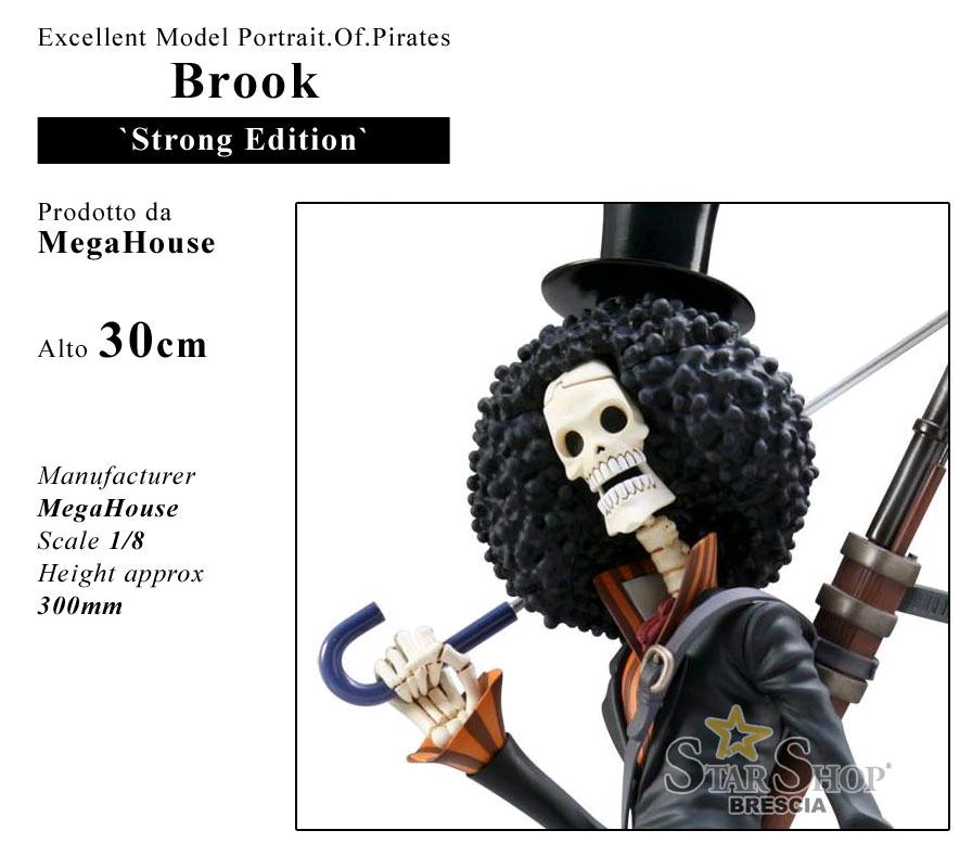 One Piece Brook Strong World Edition 1 8 Pvc Figure P O P One