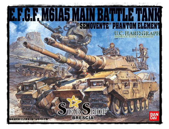 GUNDAM - E.F.G.F. M61A5 Main Battle Tank 1/35 Model Kit U.C. Hard