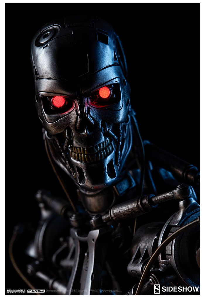 Terminator T 800 Endoskeleton Maquette Statue Terminator Sideshow