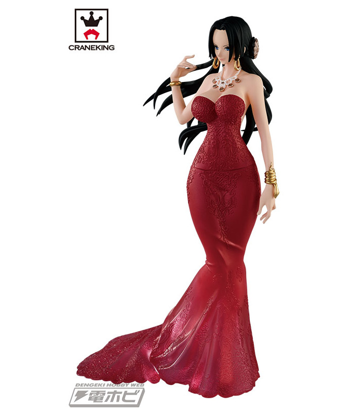 One Piece Lady Edge Boa Hancock Wedding Red Ver Pvc Figure One Piece Banpresto