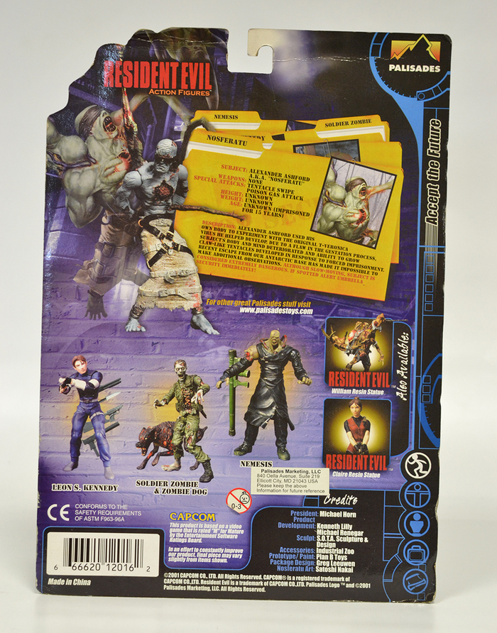 RESIDENT EVIL - Nosferatu Action Figure Resident Evil ...