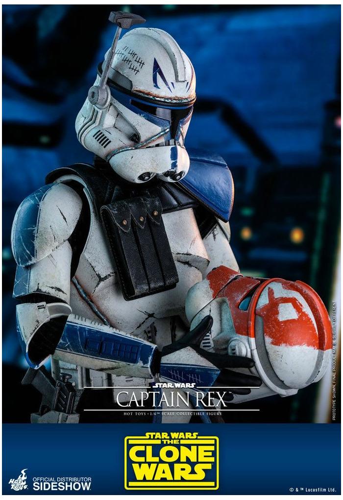 Star Wars The Clone Wars Captain Rex 16 Action Figure 12 Tms018 Star Wars Hot Toys 0189