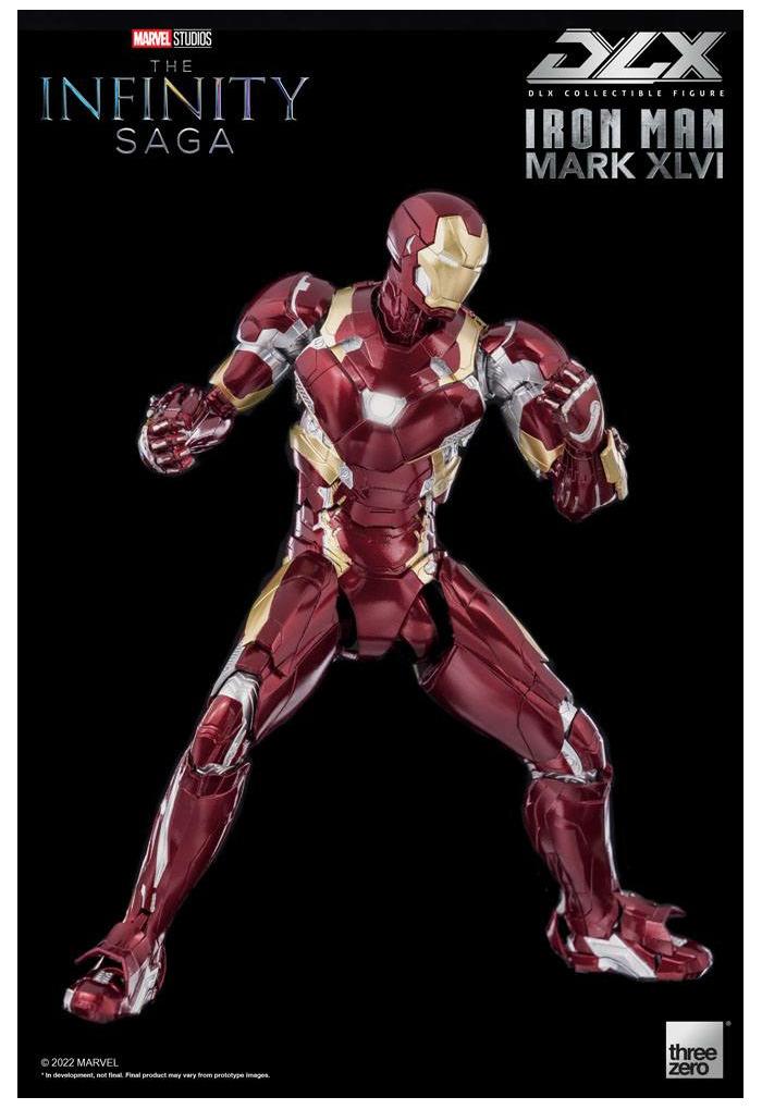 Marvel The Infinity Saga Iron Man Mark 46 112 Dlx Action Figure