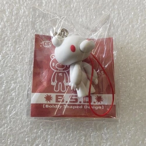 GLOOMY - Gloomy Bear Boldly Shaped Design Figure White Ver. Phone Strap