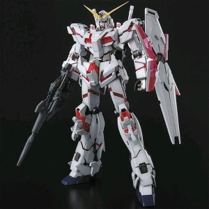 GUNDAM - 1/100 Unicorn Movie Ver. HD Color + MS Cage Master Grade Model Kit MG