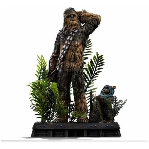 STAR WARS - Episode VI - Chewbacca and Tokkat 1/10 Art Scale Statue