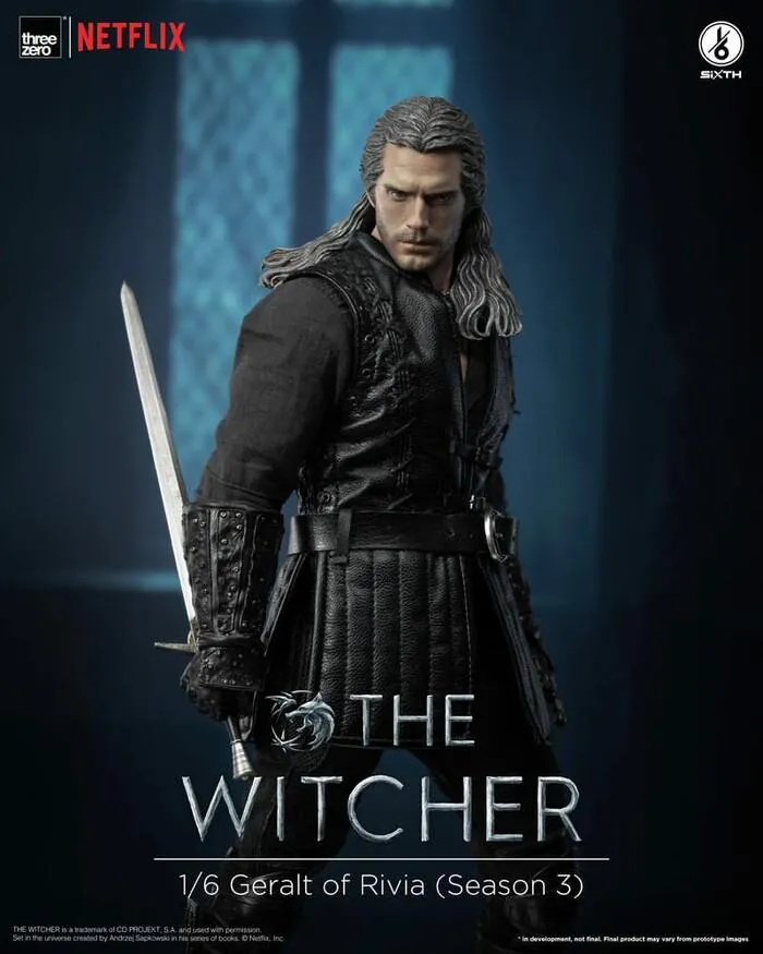 THE WITCHER - Netflix Season 3 - Geralt of Rivia 1/6 Action Figure 12"