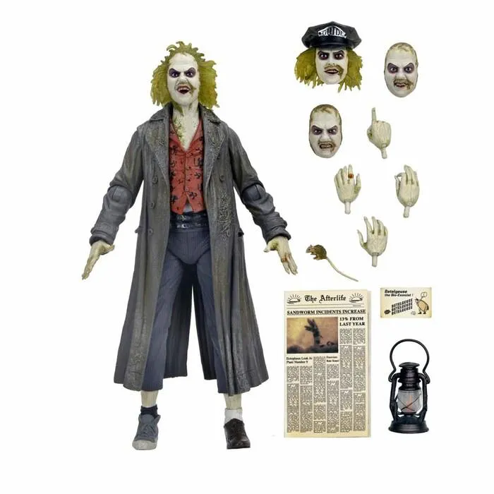 BEETLEJUICE 1988 - Beetlejuice Tour Guide The Bio-Exorcist Ultimate Action Figure