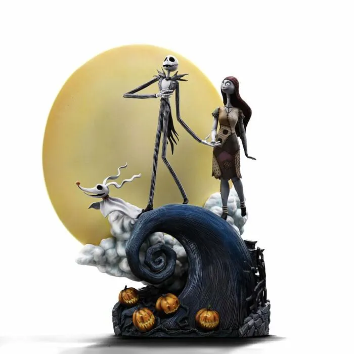 NIGHTMARE BEFORE CHRISTMAS - Jack and Sally 1/10 Deluxe Art Scale Statue