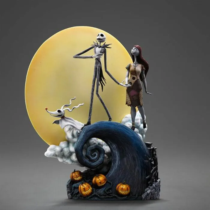 NIGHTMARE BEFORE CHRISTMAS - Jack and Sally 1/10 Deluxe Art Scale Statue