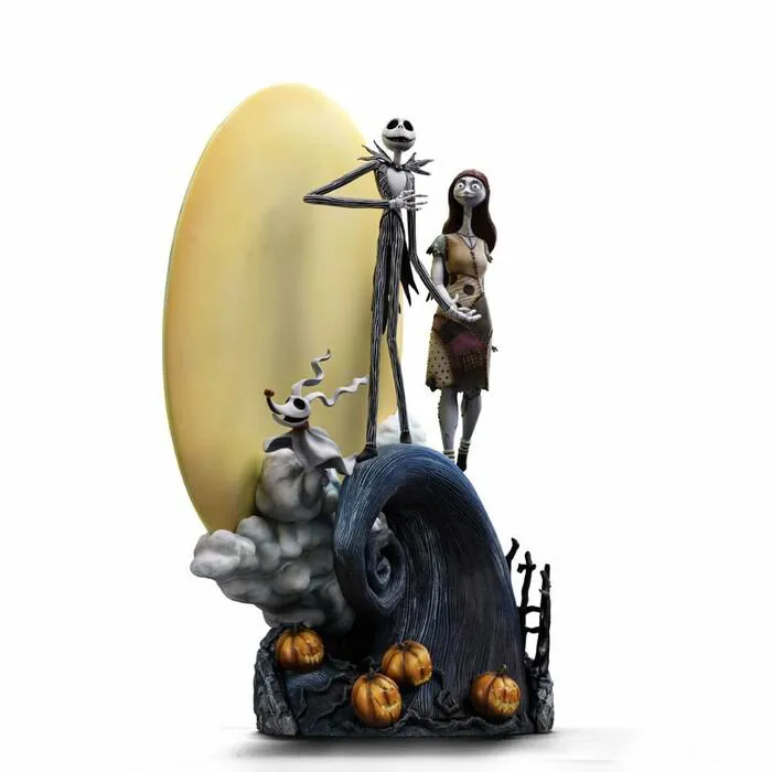 NIGHTMARE BEFORE CHRISTMAS - Jack and Sally 1/10 Deluxe Art Scale Statue