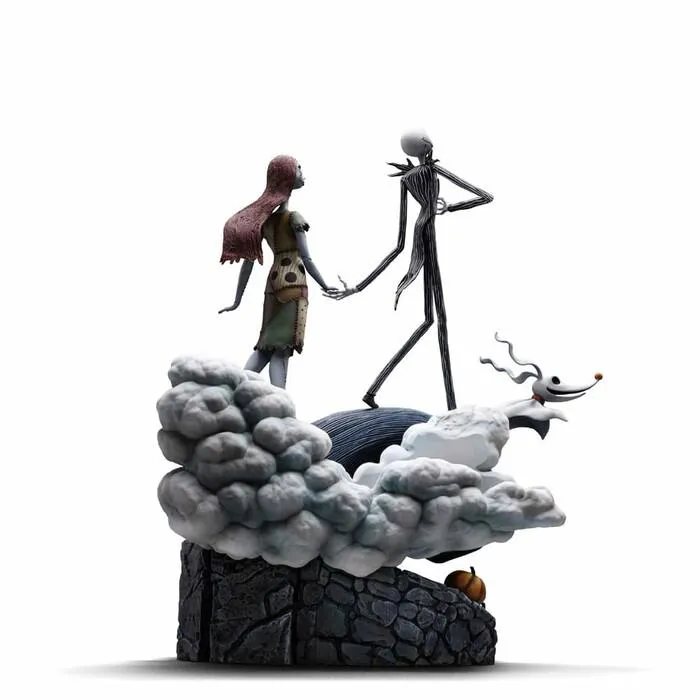 NIGHTMARE BEFORE CHRISTMAS - Jack and Sally 1/10 Deluxe Art Scale Statue
