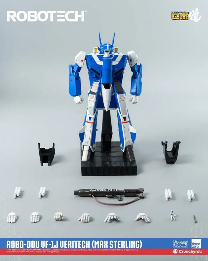 MACROSS - ROBOTECH - VF-1J Veritech Max Sterling Robo-Dou Action Figure