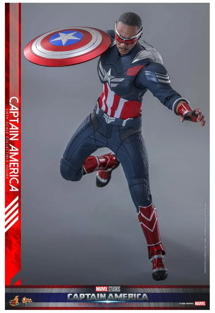 MARVEL - Captain America Brave New World - Captain America 1/6 Action Figure 12" MMS779
