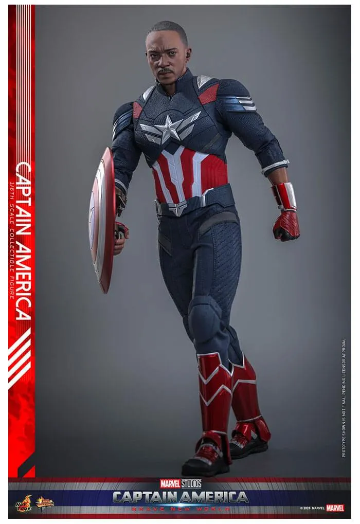 MARVEL - Captain America Brave New World - Captain America 1/6 Action Figure 12" MMS779