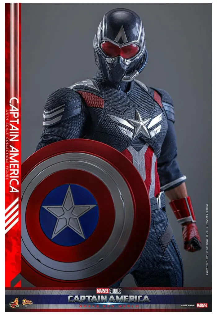 MARVEL - Captain America Brave New World - Captain America 1/6 Action Figure 12" MMS779